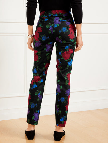 Talbots TALBOTS CHATHAM SLIM ANKLE PANTS - BLURRED FLORAL