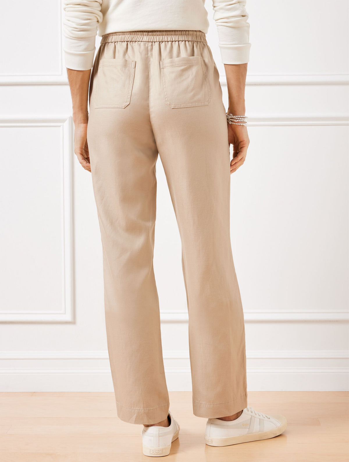 Talbots STRAIGHT LEG DRAWSTRING PANTS