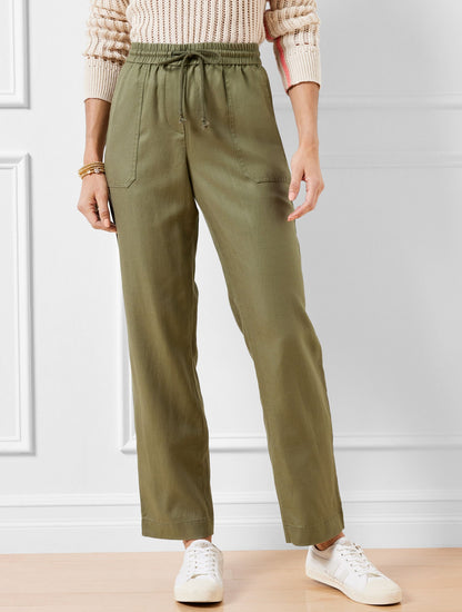 Talbots STRAIGHT LEG DRAWSTRING PANTS
