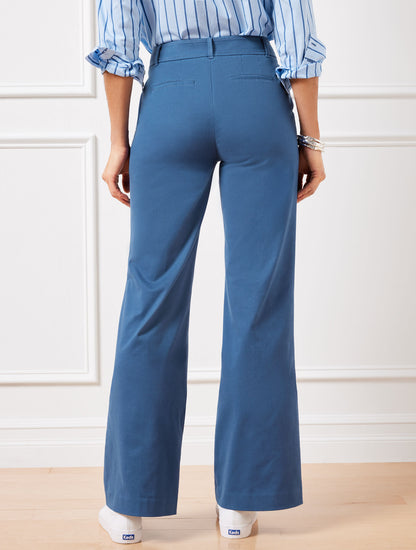 Talbots FLARE LEG TWILL PANTS
