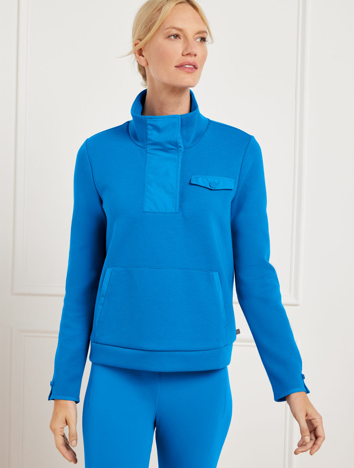 Talbots BUTTON UP PULLOVER