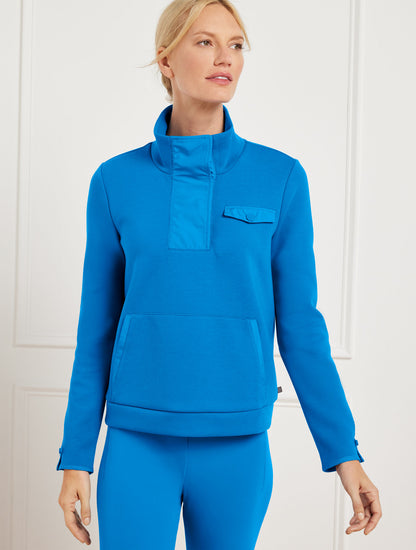 Talbots BUTTON UP PULLOVER