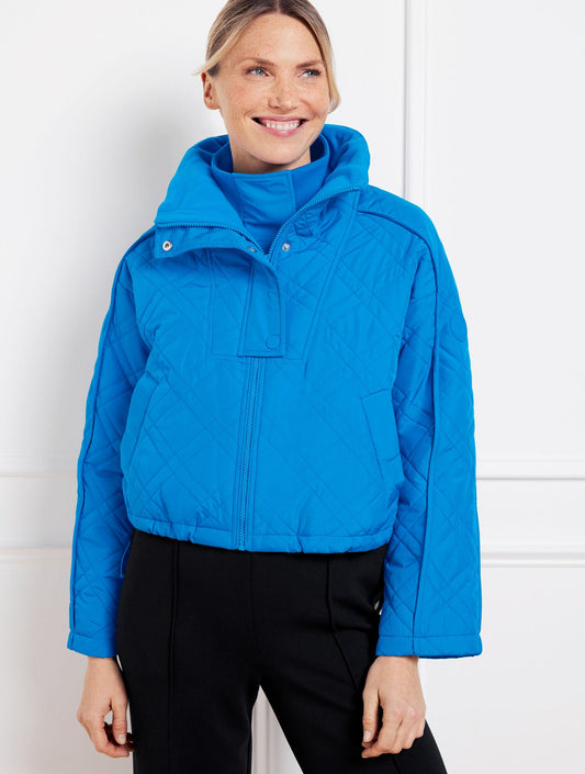 Talbots CROPPED PUFFER JACKET