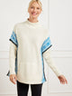 IVORY/BOLD BLUE