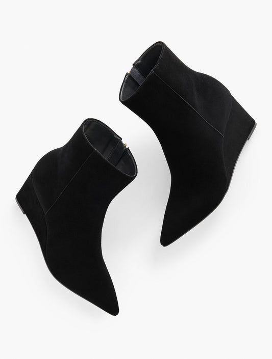 Talbots EMMA SUEDE WEDGE BOOTIE