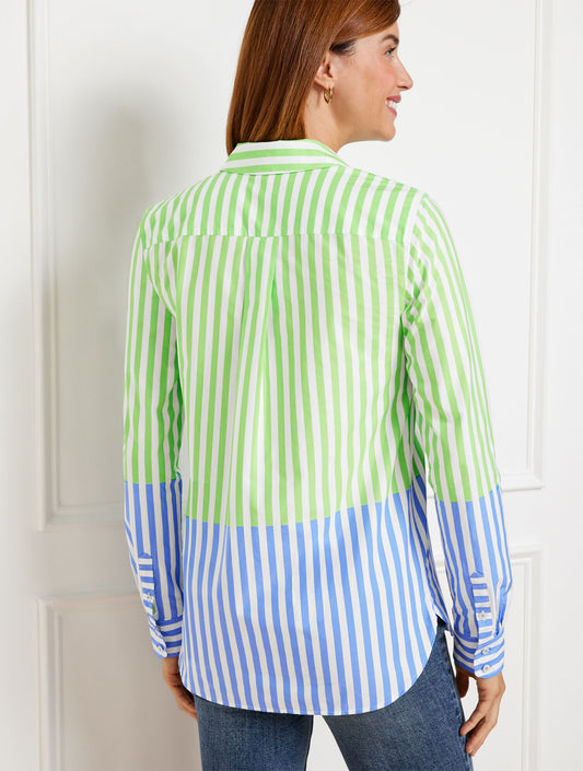 Talbots MODERN CLASSIC SHIRT - WONDER STRIPE