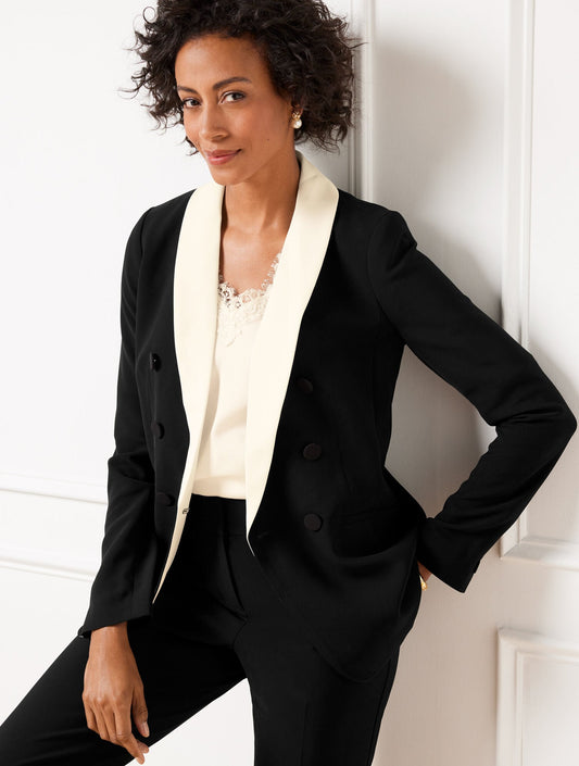 Talbots STRETCH CREPE BLAZER
