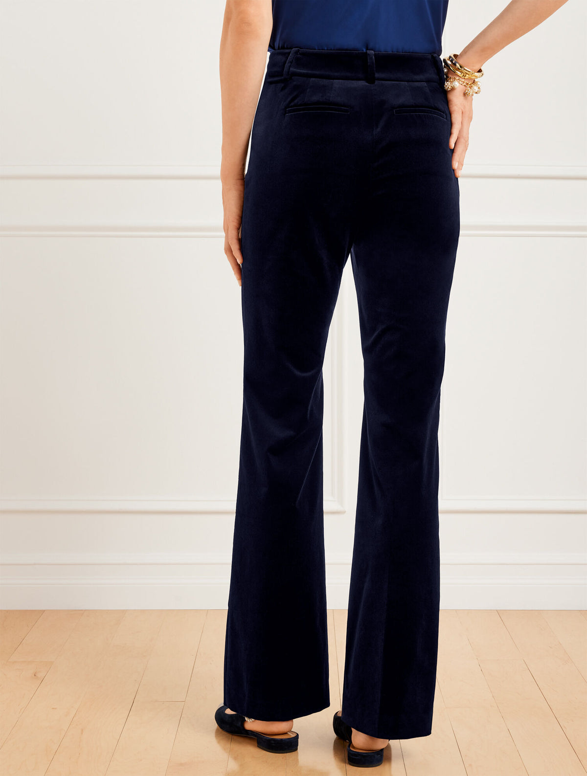 Talbots FLARE LEG VELVETEEN PANTS