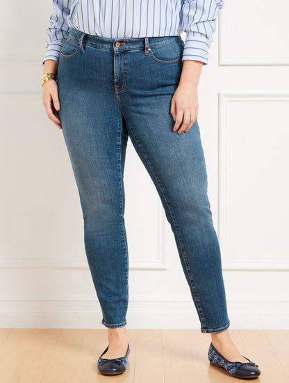 Talbots SLIM ANKLE JEAN - CHARLIE WASH