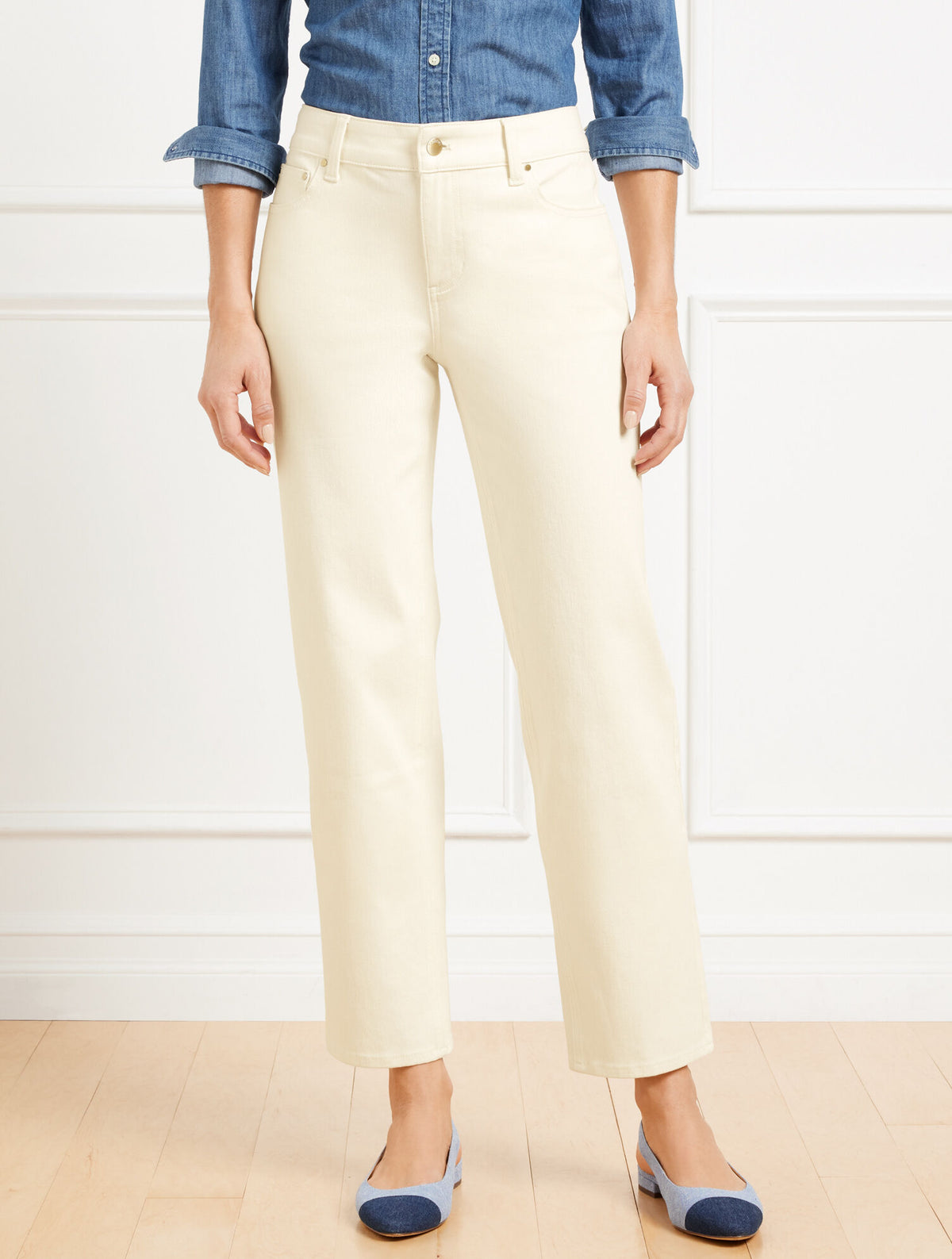 Talbots MID RISE STOVEPIPE STRAIGHT LEG JEANS