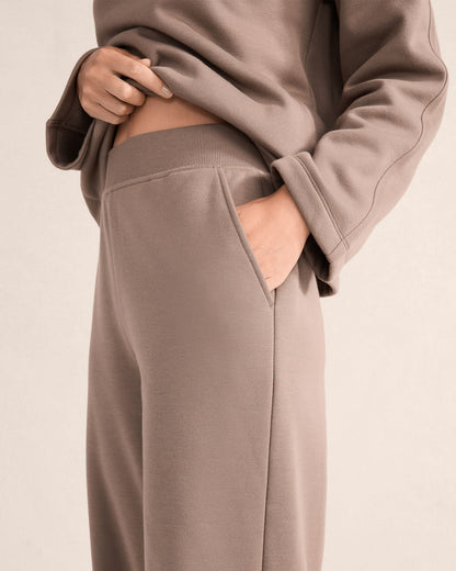 Talbots LUXE FLEECE BARREL-LEG PANTS