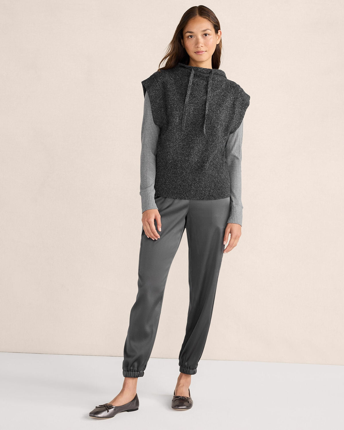 Talbots WASHABLE SILK DRAWSTRING CARGO JOGGERS