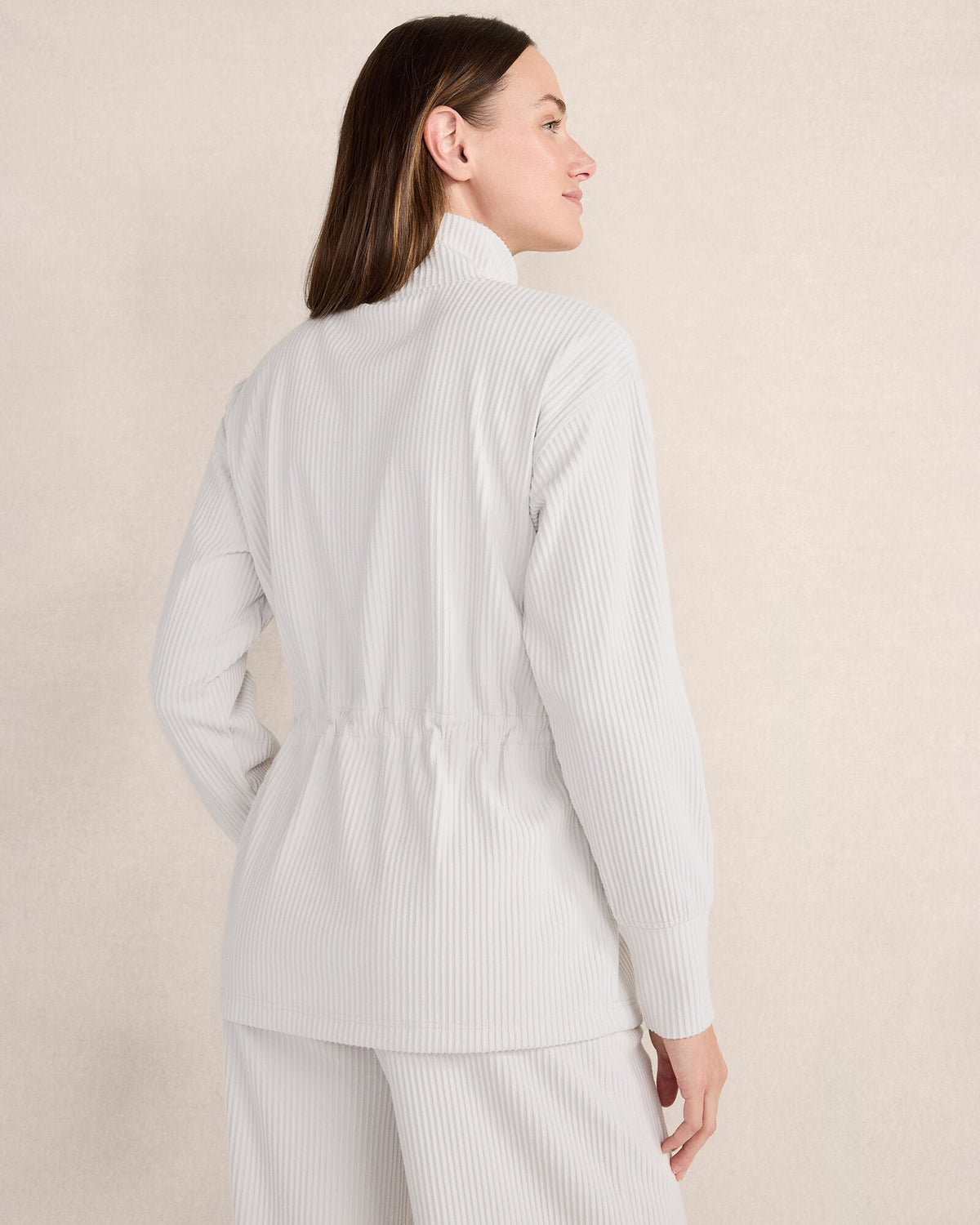 Talbots OTTOMAN RIB DRAWSTRING-WAIST TUNIC