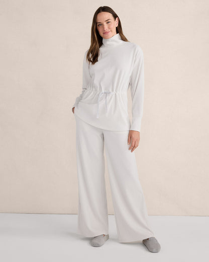 Talbots OTTOMAN RIB DRAWSTRING-WAIST TUNIC