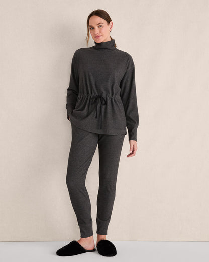 Talbots OTTOMAN RIB DRAWSTRING-WAIST TUNIC