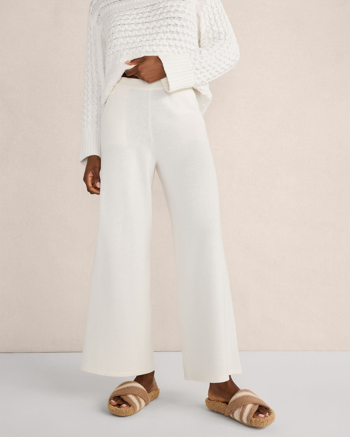Talbots ORGANIC COTTON WIDE LEG PANTS
