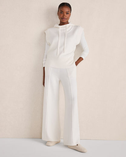 Talbots ORGANIC COTTON PINTUCK WIDE LEG PANTS