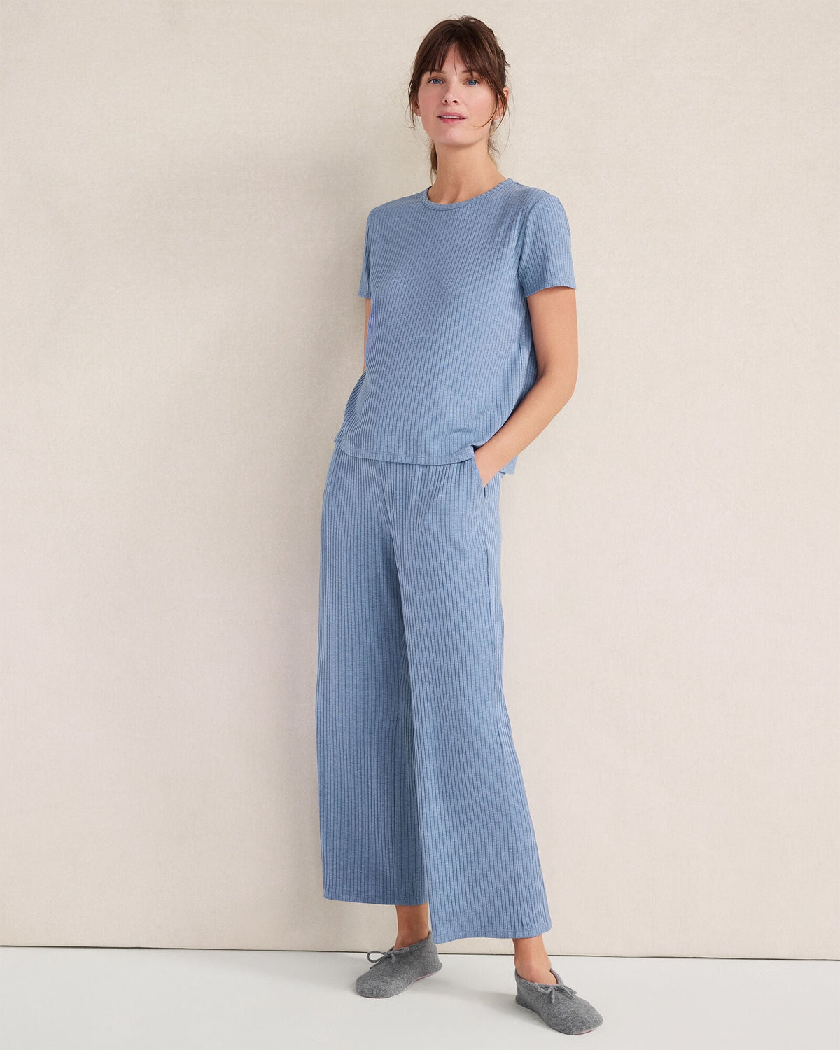 Talbots DRAPEY RIB KNIT PANTS