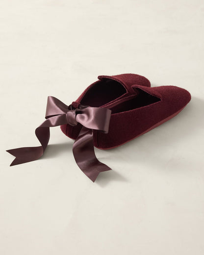 Talbots FELTED WOOL BLEND LOAFER SLIPPERS