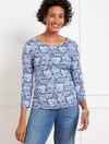 NAVY DUSY/IVORY