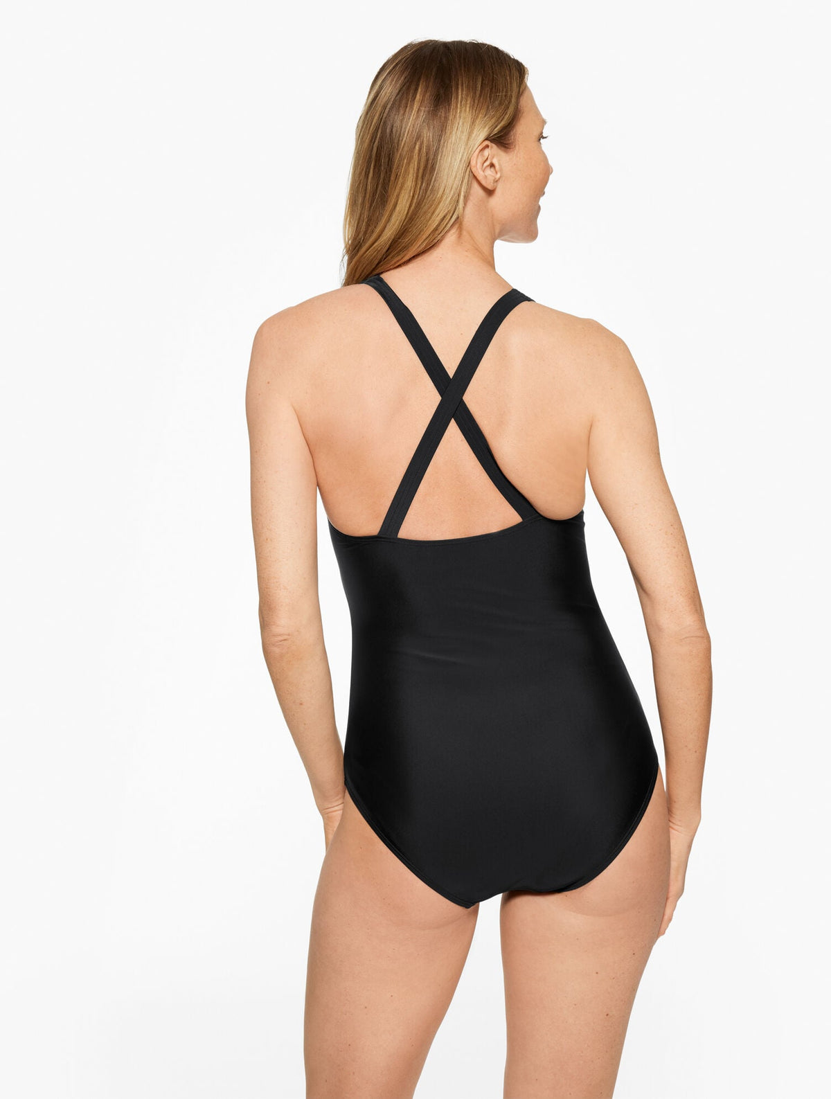 Talbots AQUA CLUB SCOOP NECK ONE-PIECE SWIMSUIT