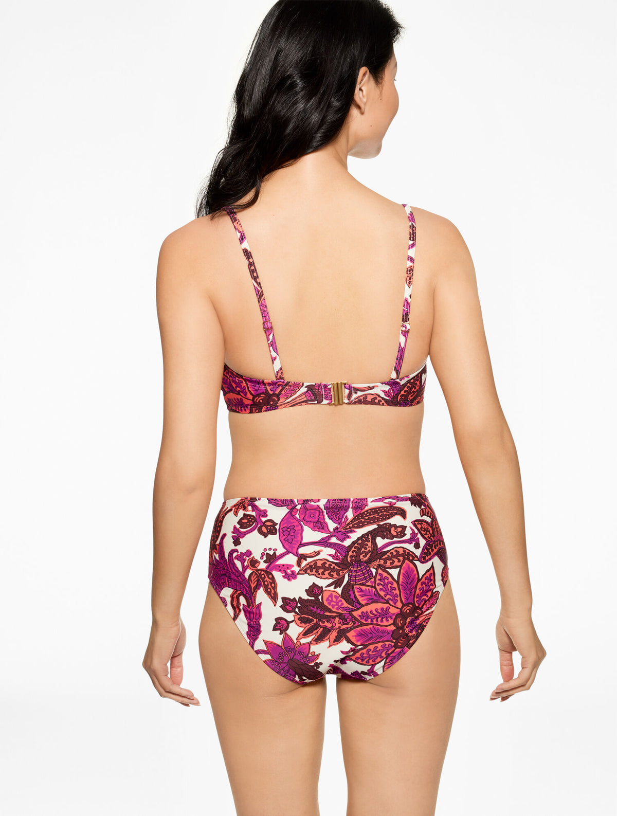 Talbots AQUA CLUB BANDEAU BIKINI TOP - BALI BLOOMS