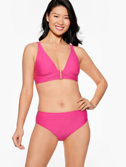Talbots AQUA CLUB V-NECK BIKINI TOP