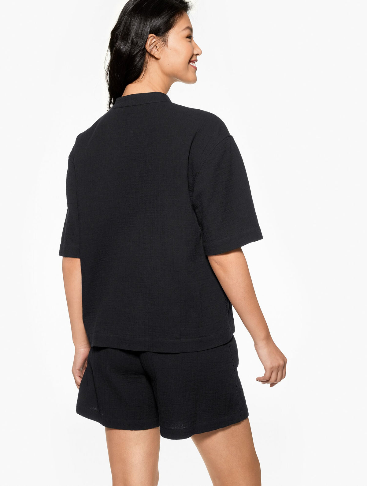 Talbots AQUA CLUB GAUZE POPOVER SHIRT COVER-UP