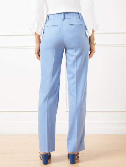Talbots TALBOTS SOUTHAMPTON STRAIGHT LEG PANTS - SPRING HERRINGBONE