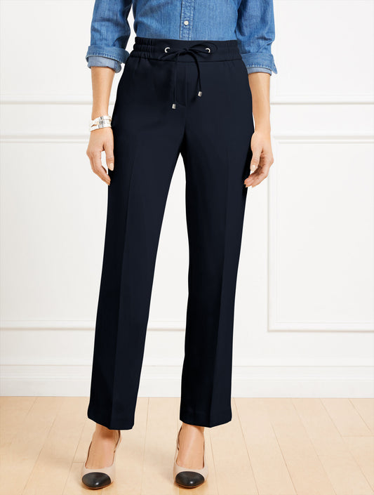 Talbots STRAIGHT ANKLE CREPE PANTS