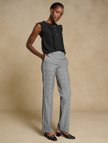 Talbots TALBOTS SOUTHAMPTON STRAIGHT LEG PANTS - LUCETTA GLEN PLAID