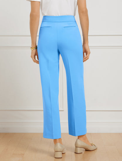 Talbots TAILORED STRETCH SLIM WIDE ANKLE PANTS