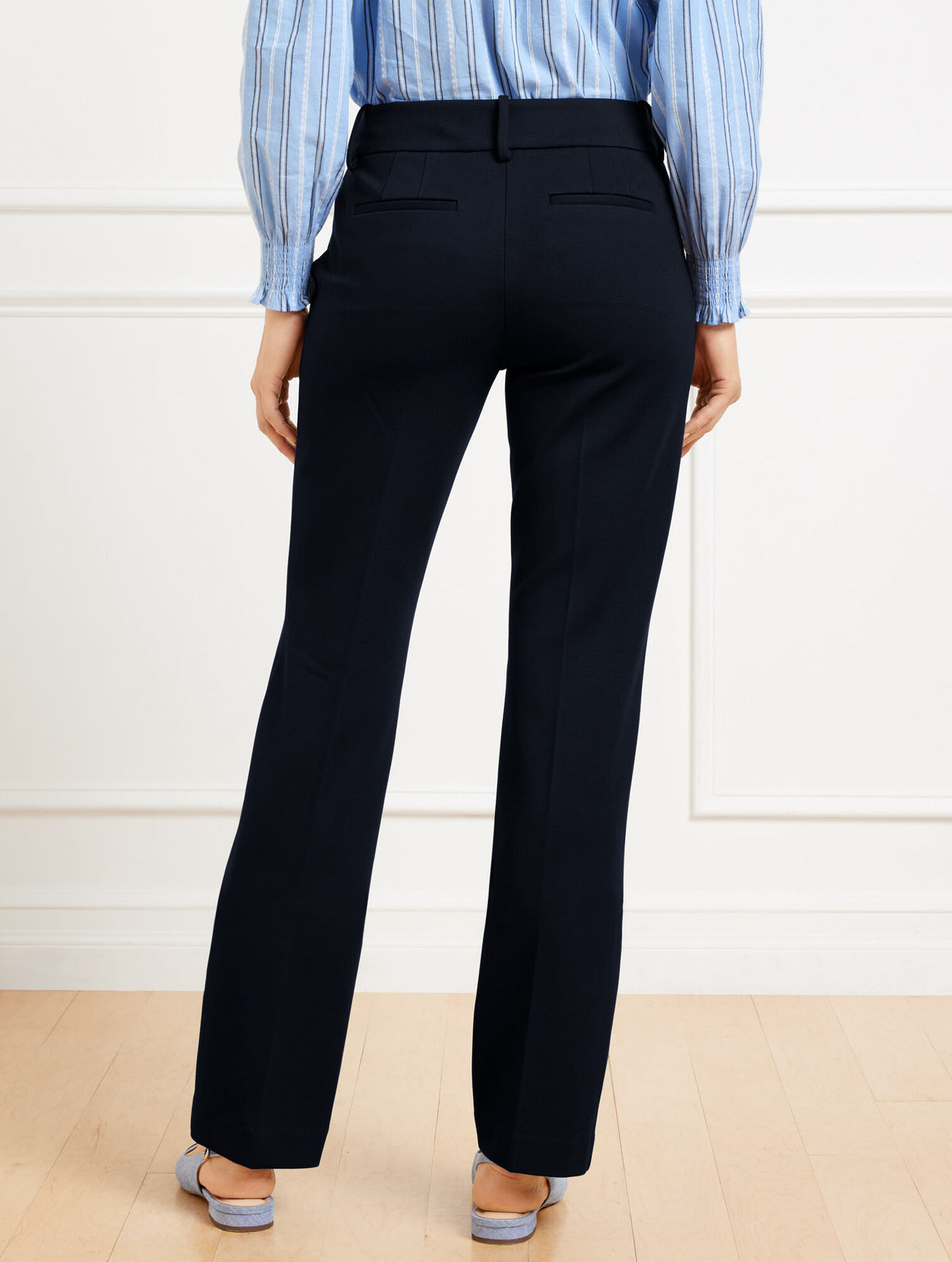 Talbots STRAIGHT LEG PONTE TROUSERS