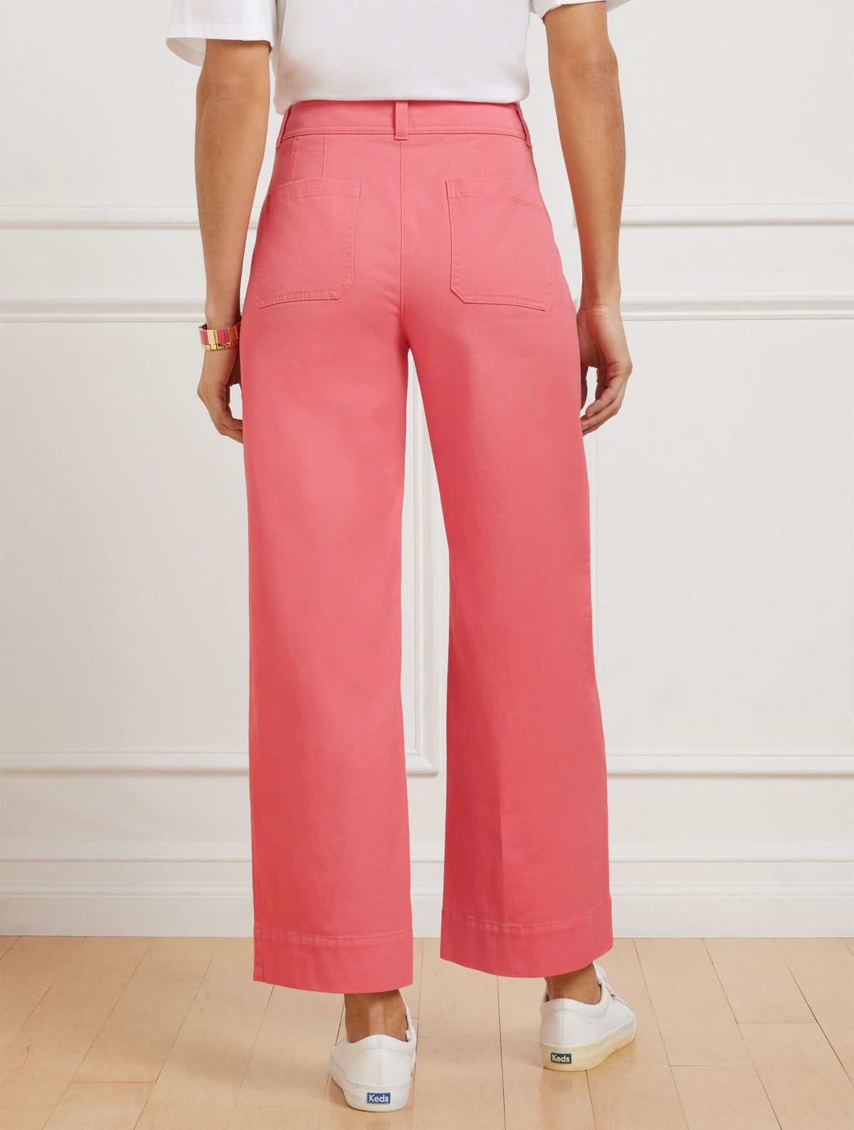 Talbots WIDE ANKLE TWILL PANTS