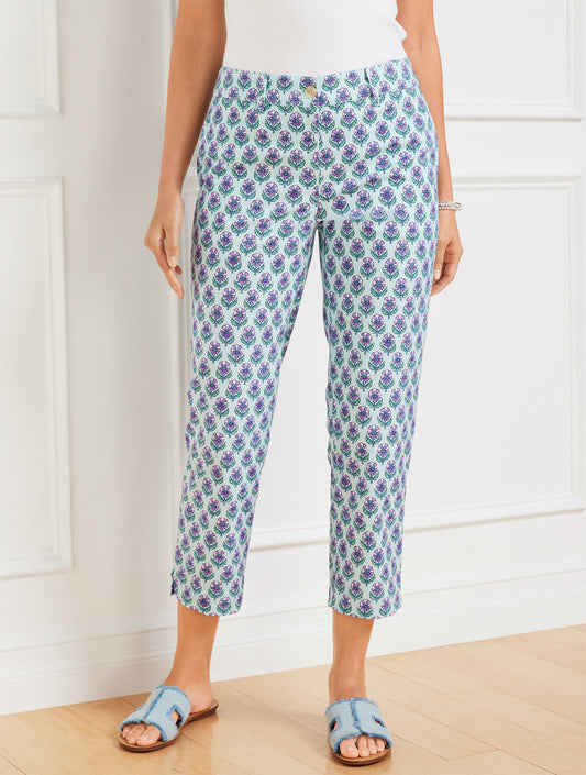 Talbots PERFECT CROPS - WOODBLOCK BUD