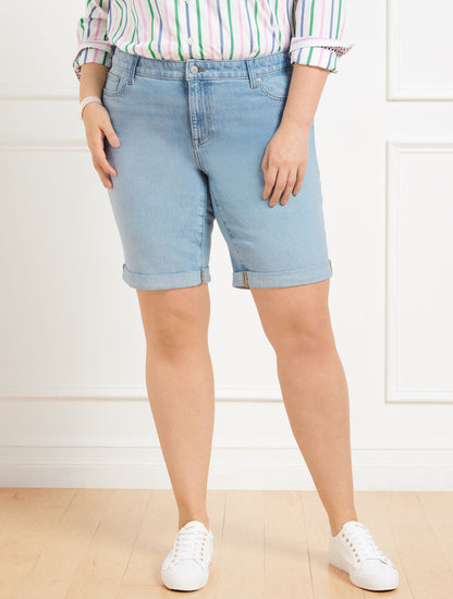 Talbots GIRLFRIEND DENIM SHORTS - HIGHLAND WASH