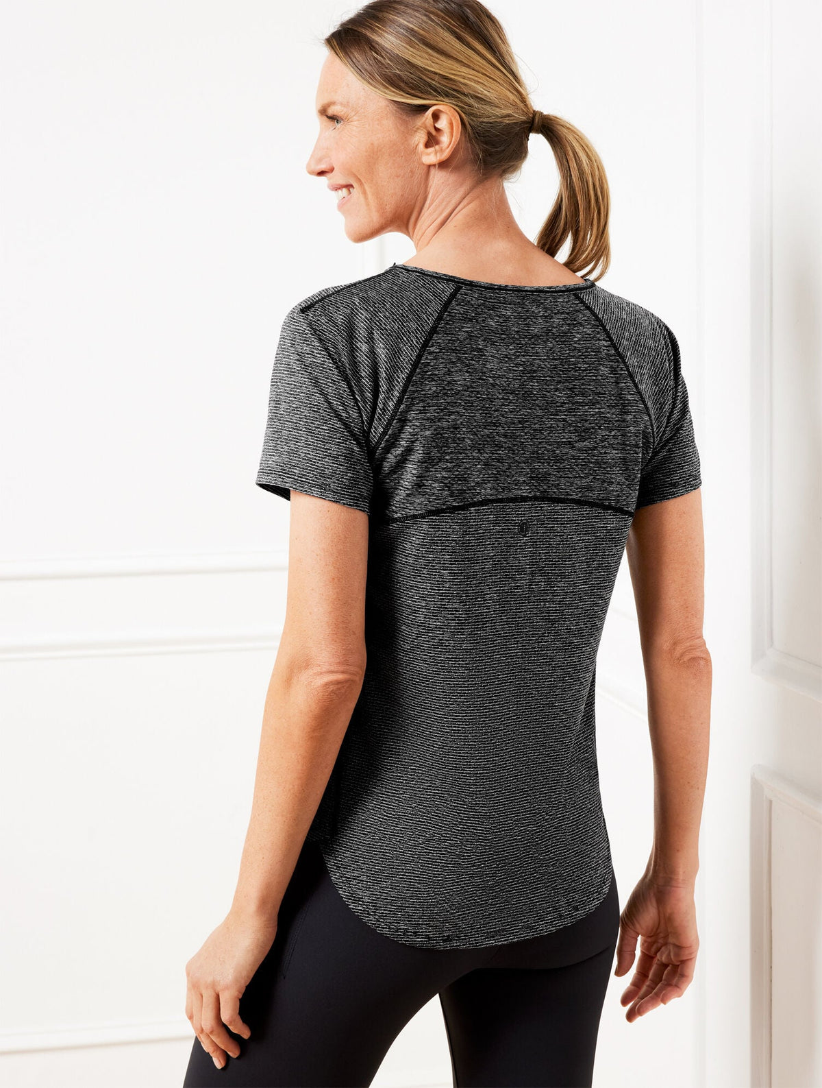 Talbots ACTIVE STRETCH JERSEY SHORT SLEEVE TEE