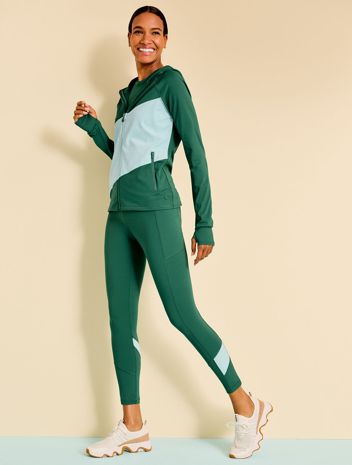 Talbots PERFORMANCE INTERLOCK JACKET - DIAGONAL