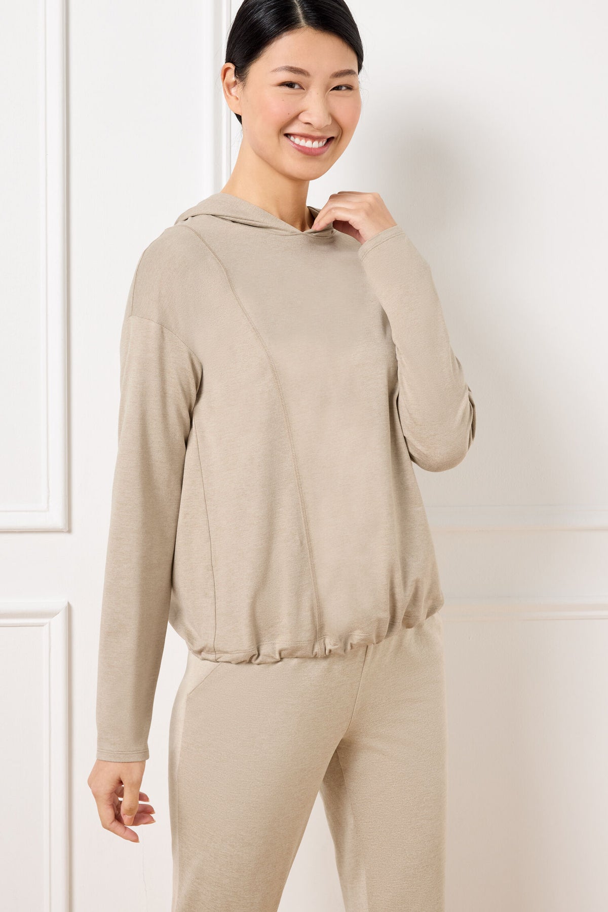 LIGHT OAK HEATHER,XS,Misses