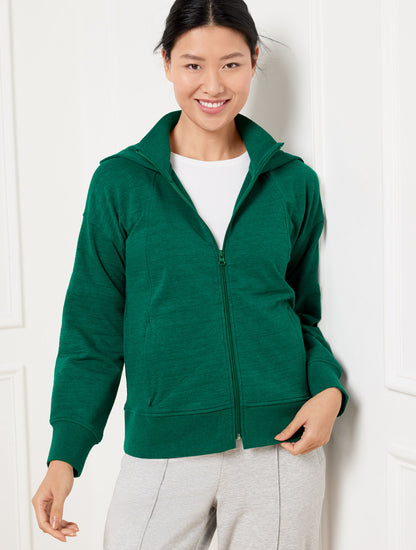 Talbots COZY CRUSH FULL ZIP HOODIE