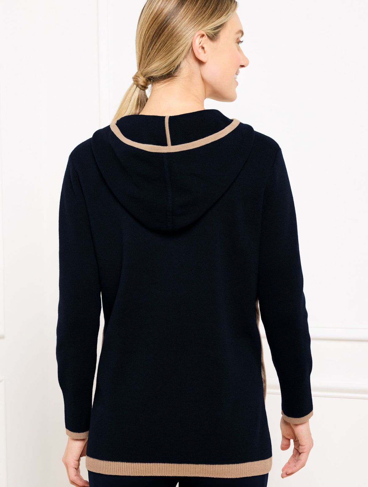 Talbots HALF-ZIP HOODED SWEATER