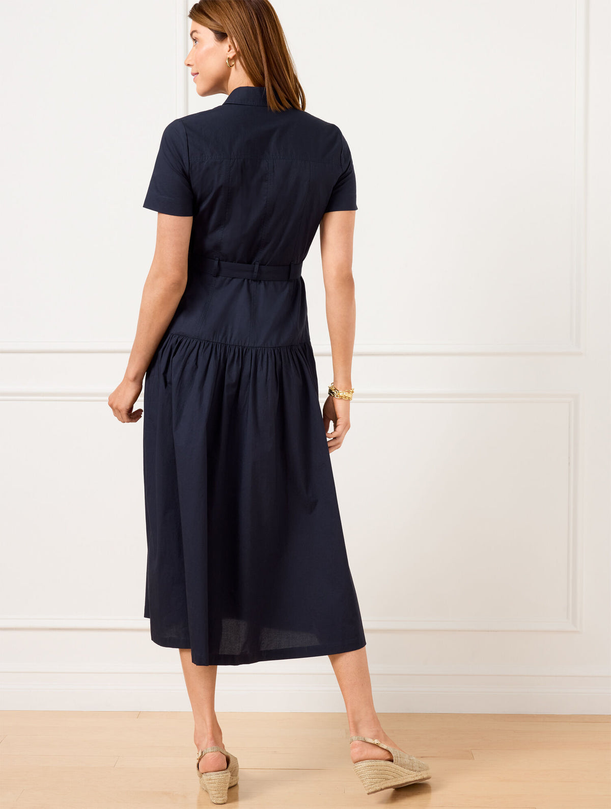 Talbots FRESH POPLIN UTILITY SHIRTDRESS