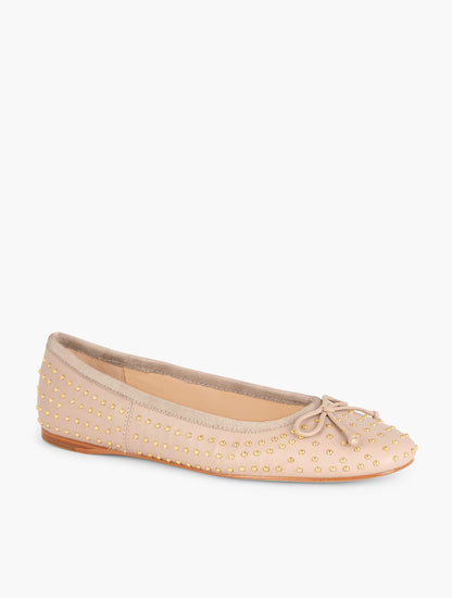 Talbots BLAINE SOFT SOLE STUDDED NAPPA BALLET FLATS