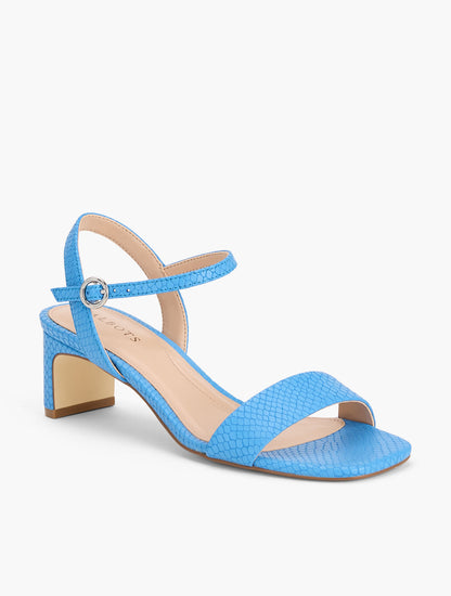 Talbots CAYDEN EMBOSSED BLOCK HEEL SANDALS