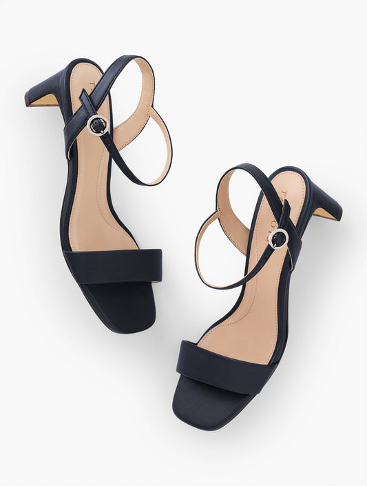 Talbots CAYDEN NAPPA BLOCK HEEL SANDALS