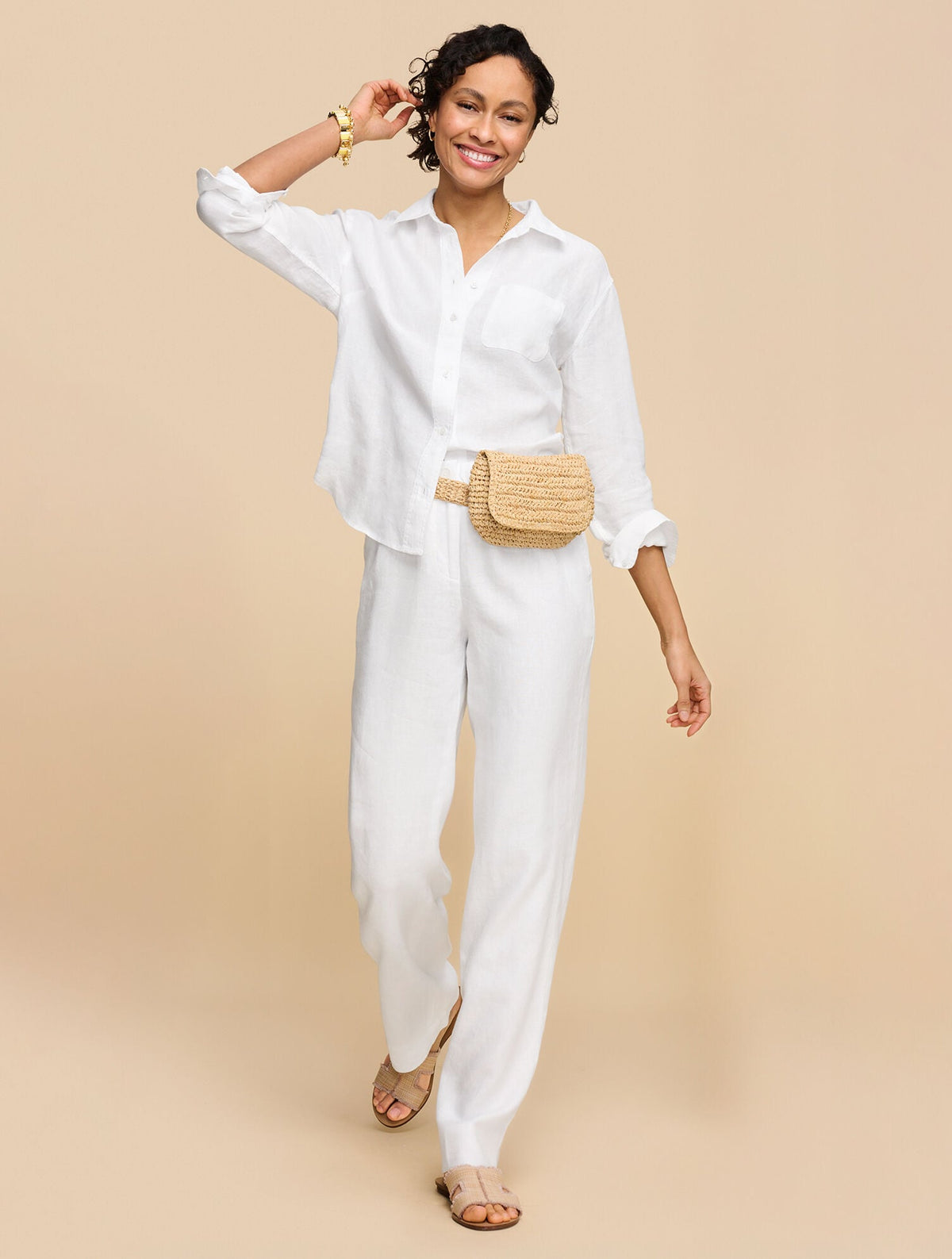 Talbots HAT ATTACK STRAW BELT BAG