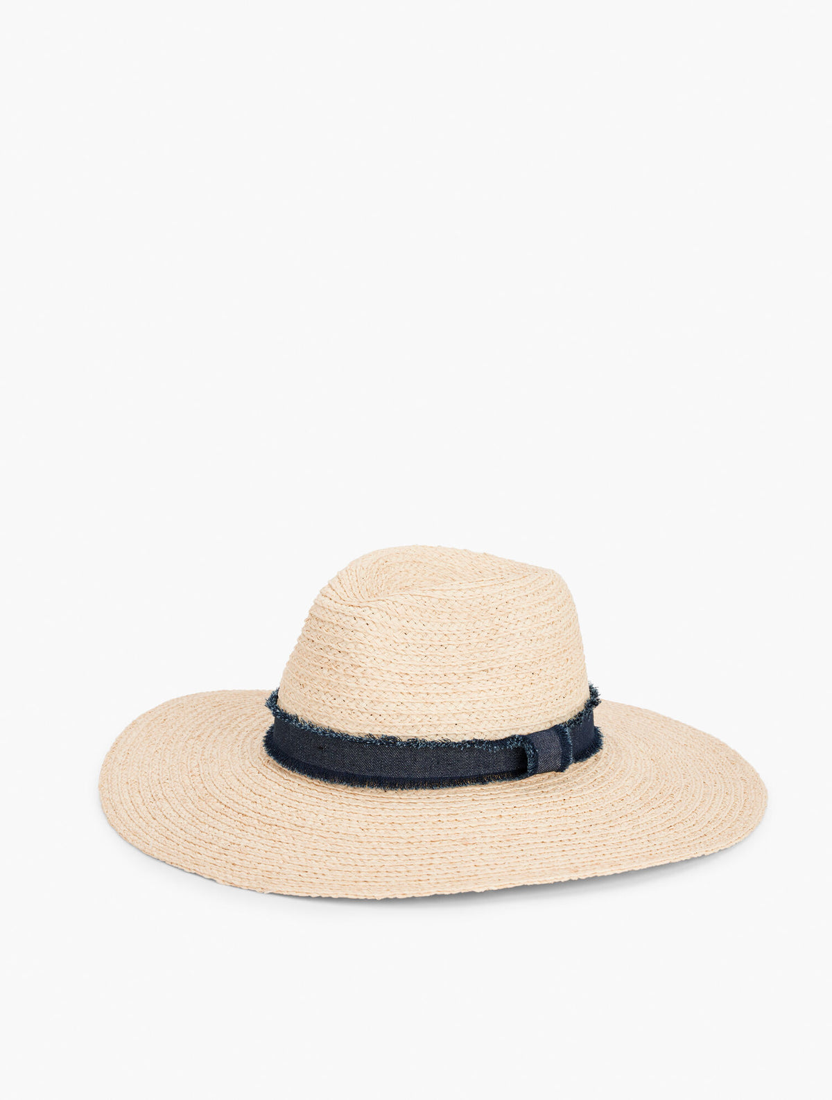 Talbots FRAYED TRIM FLOPPY HAT