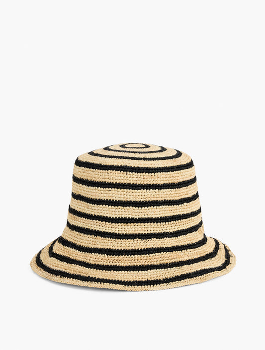 Talbots HAT ATTACK CHIC CROCHET BUCKET HAT