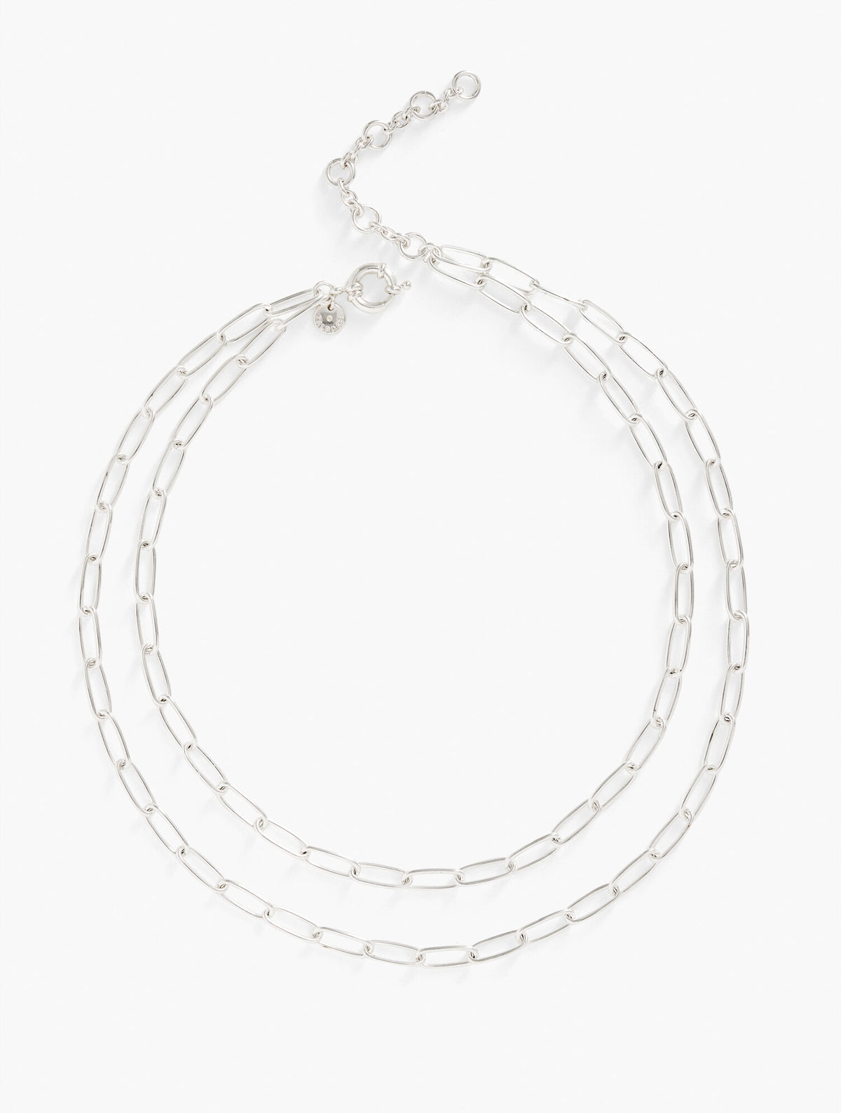 Talbots LAYERED PAPERCLIP LINK NECKLACE