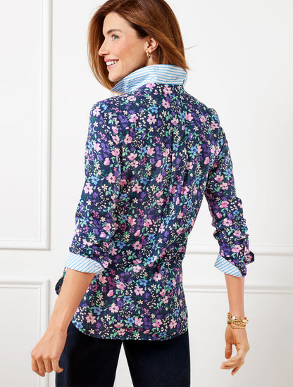 Talbots MODERN CLASSIC SHIRT - SECRET GARDEN